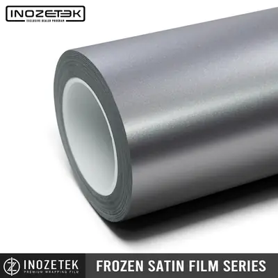 Inozetek Frozen Satin Metallic Silver Frozen satin metallic