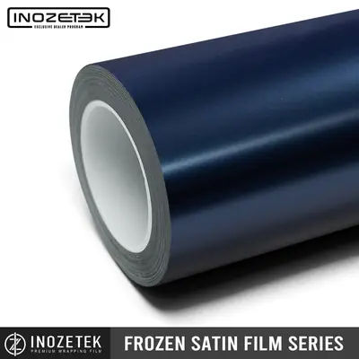 Inozetek Frozen Satin Metallic Navy Frozen satin metallic