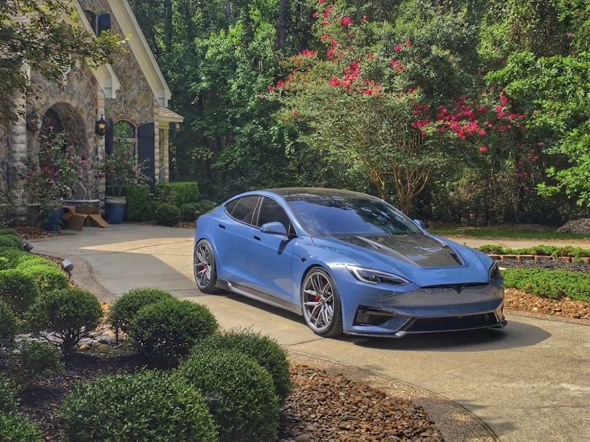 Tesla Model S customized at EVS Motors in Houston