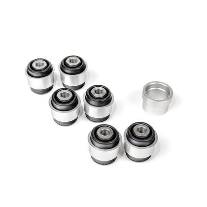 2021+ Tesla Model S / Model X Rear Sealed Spherical Bushing Upgrade Kit – Reduces Alignment Drift & Uneven Rear Tire Wear (Pikes Peak Spec, 6-pc)