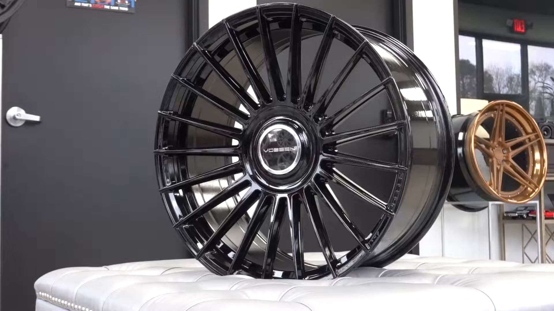 Vossen HF-8 forged wheel in the EVS Motors showroom