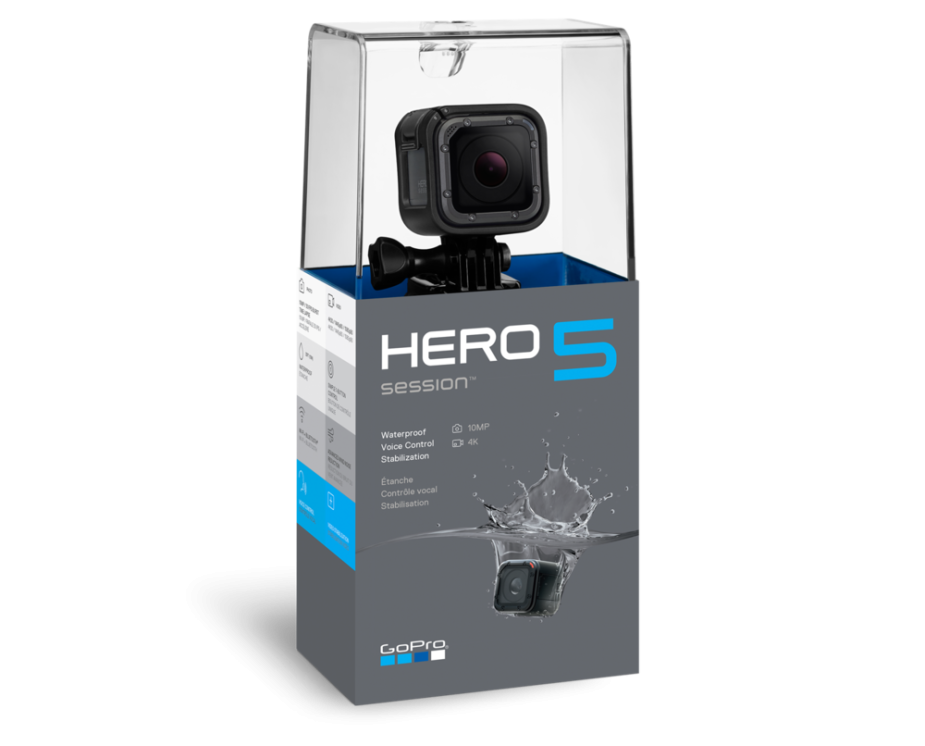 GoPro HERO5 Session inside product packaging